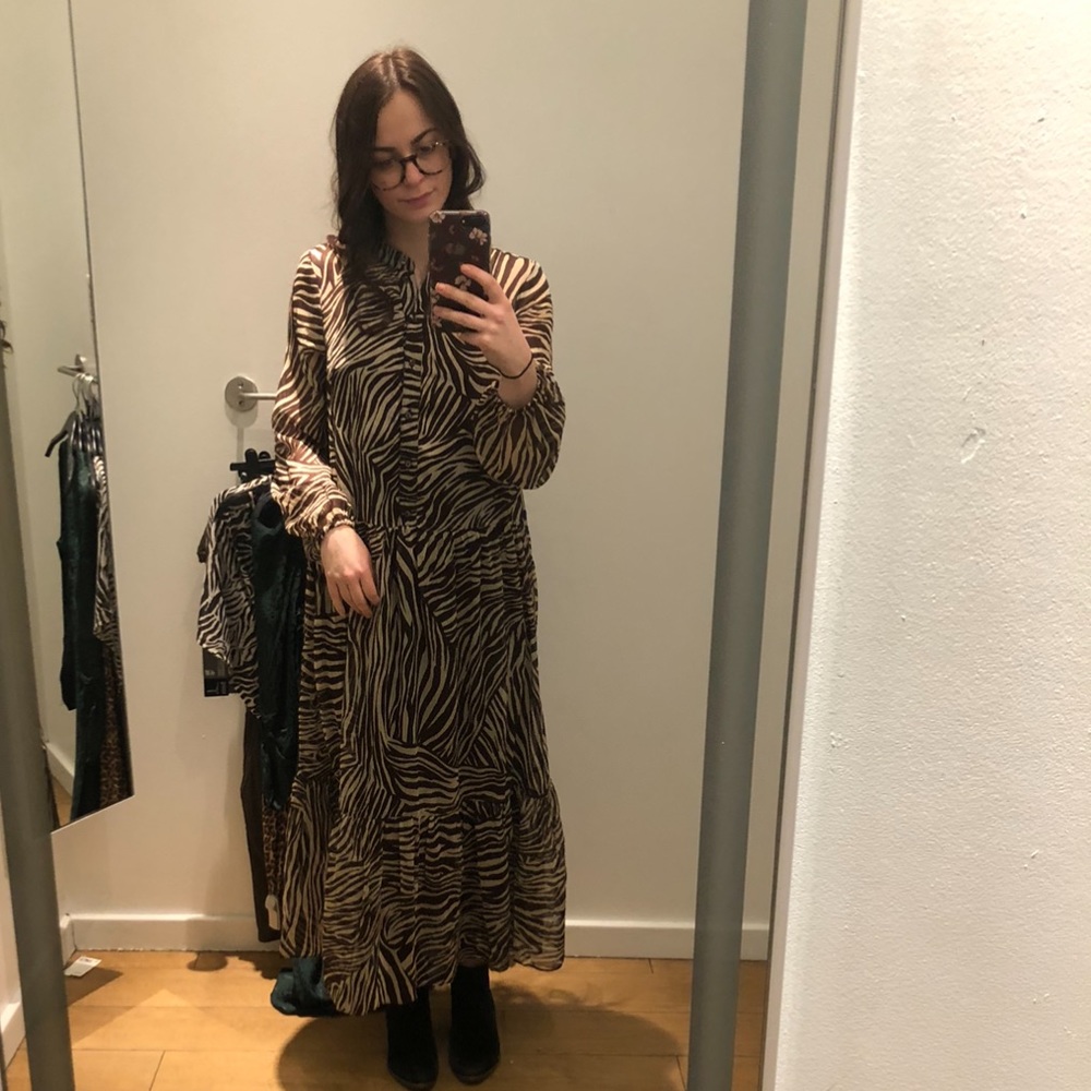 H&M ZEBRA DRESS